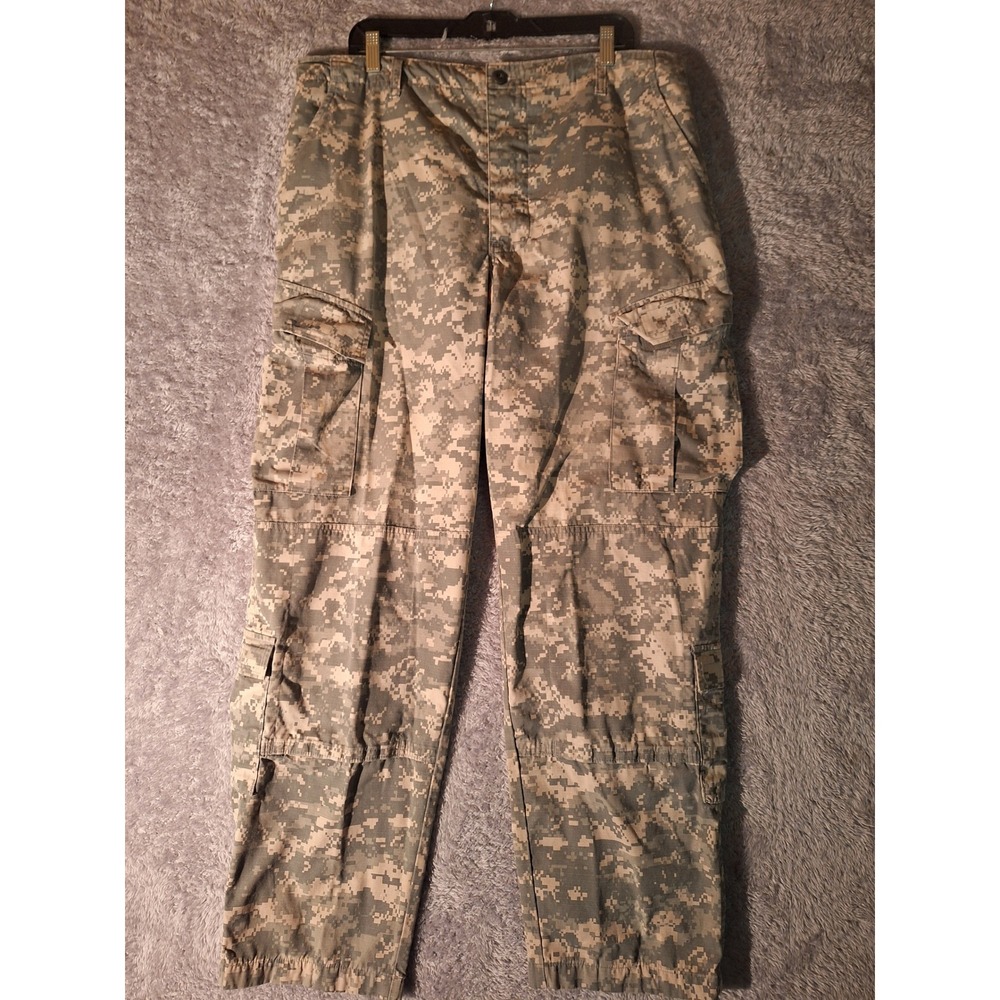 Army Combat Uniform ACU Digital Camo Military Tactical Cargo Pants Large 35x32